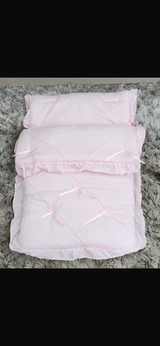 Baby footmuff pink pushchair - footmuff,