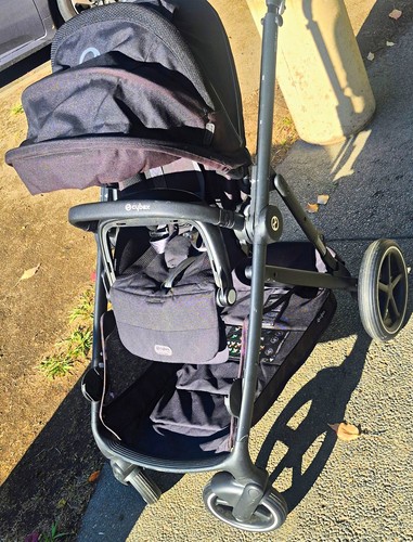 Cybex black single - cybex, pushchair