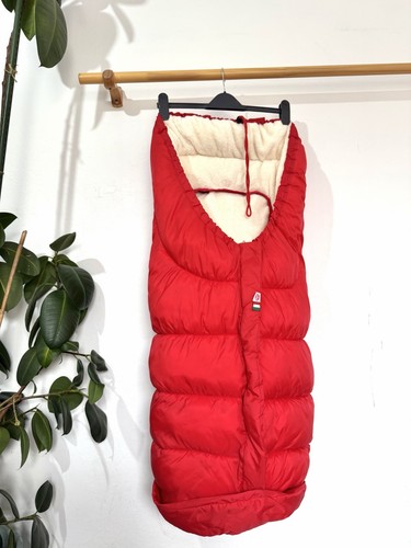 Minky red cream thick fleece - cream,